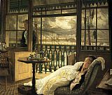 James Jacques Joseph Tissot A Passing Storm painting